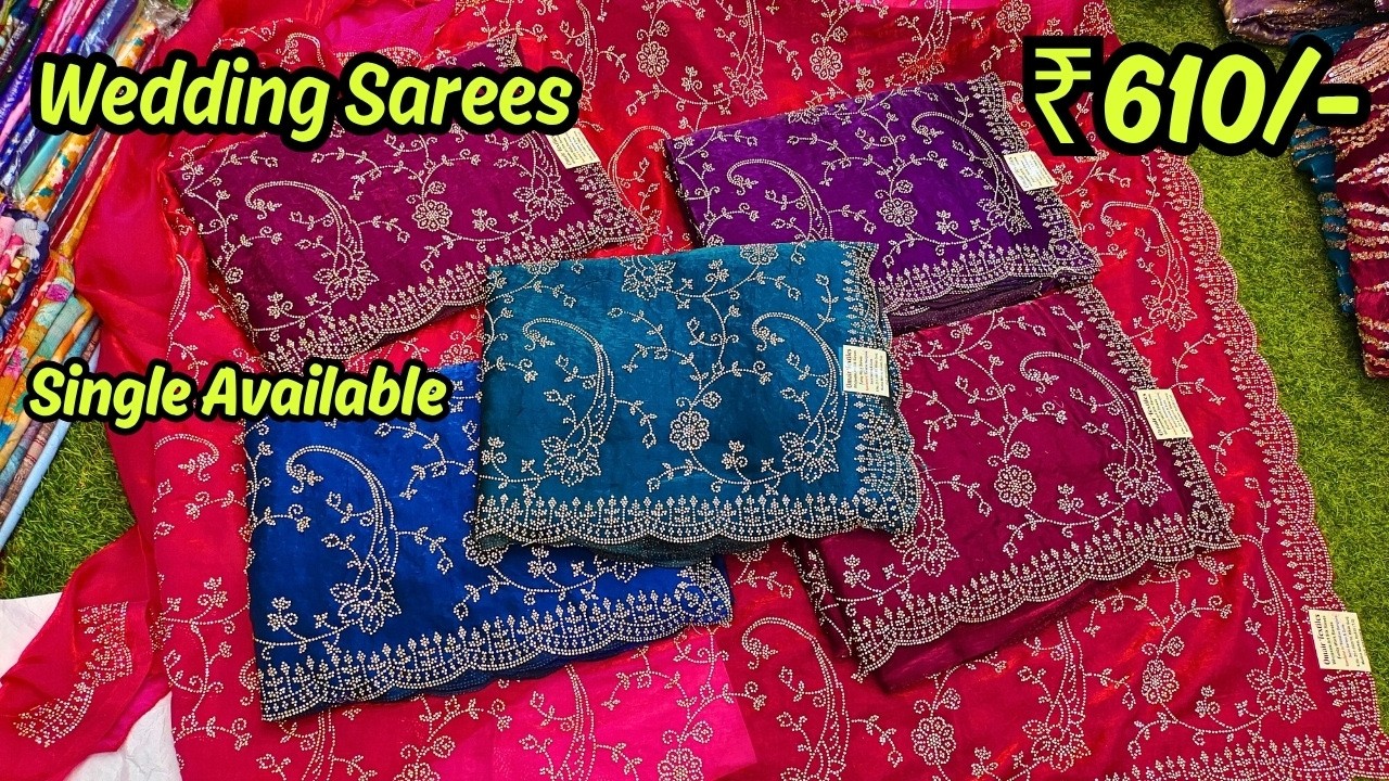 Tissue Organza Sarees Fendi Silk Sarees, Single Available Crunchy Crush Saree, Jimmy Choo Sarees