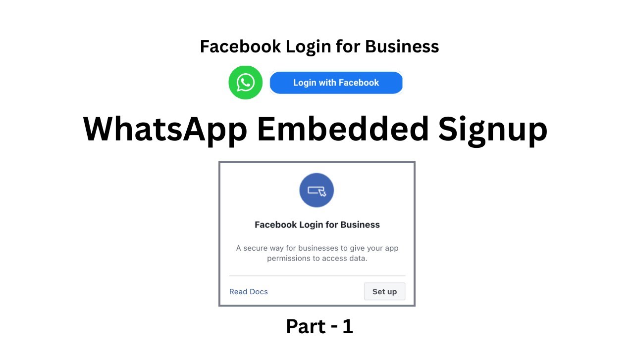 WhatsApp Embedded signup setup Tutorial | Facebook login for business | WhatsApp Business SaaS App