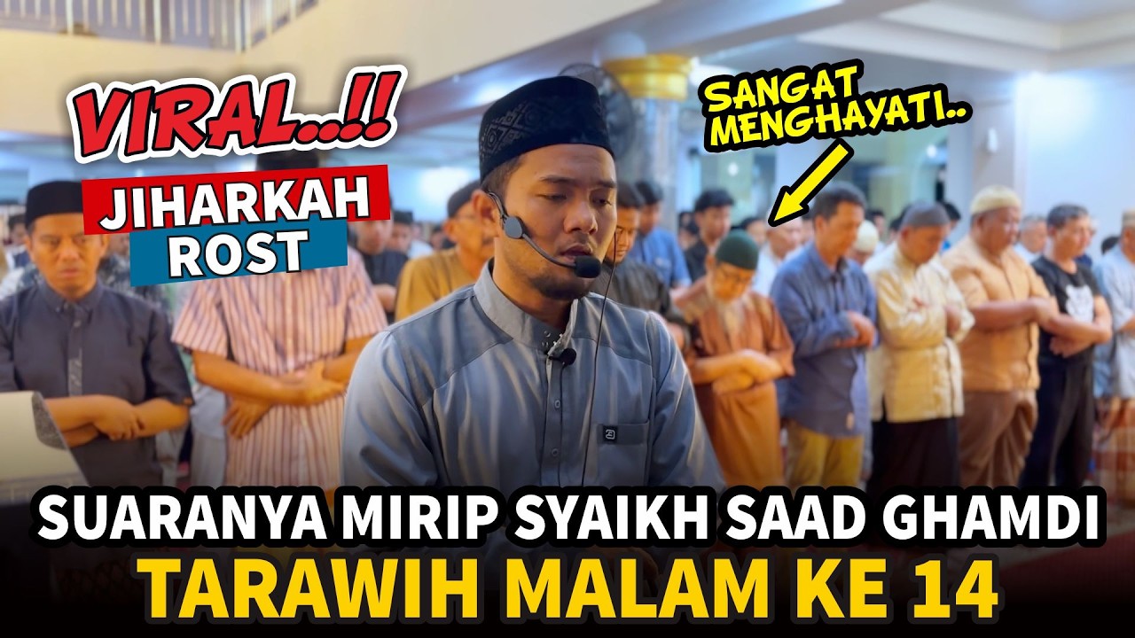 Tarawih hari ke 14 Kombinasi Maqom Rost-JIharkah | Surah Al Baqoroh 246-256 | Ustadz Shidqi