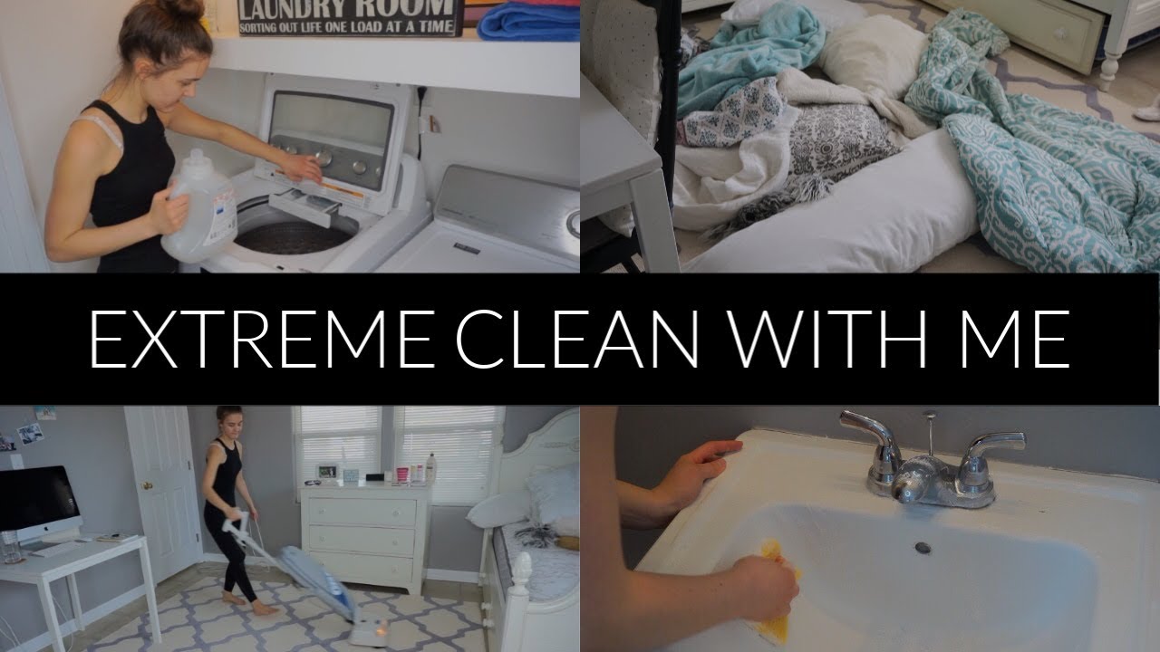 ULTIMATE CLEAN WITH ME 2018// EXTREME CLEANING MOTIVATION // TEEN HOLIDAY CLEAN WITH ME
