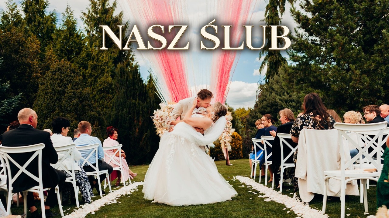 Nasz film ślubny | Ślub w plenerze – Brzoskwinia Ogród 💍
