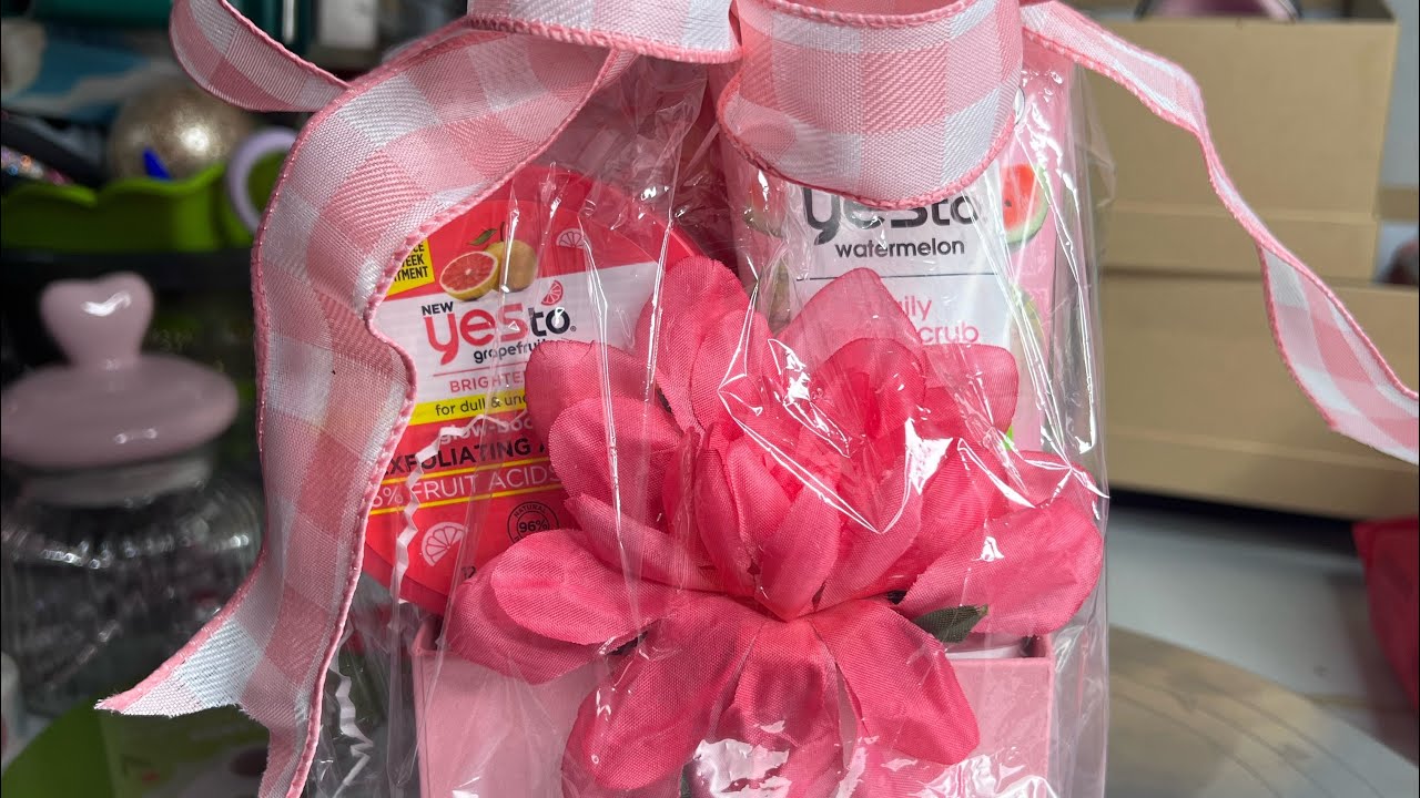 $5 Mother’s Day gift basket idea. #dollartree #diy#inexpensive#gift #mothersday #selfcare#giftideas
