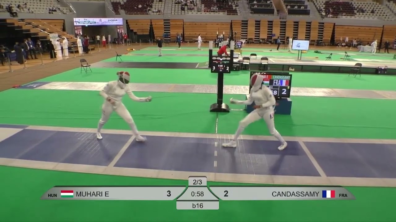 Doha Grand Prix 2024 SWE - L16 - Eszter Muhari HUN v Marie-Florence Candassamy FRA
