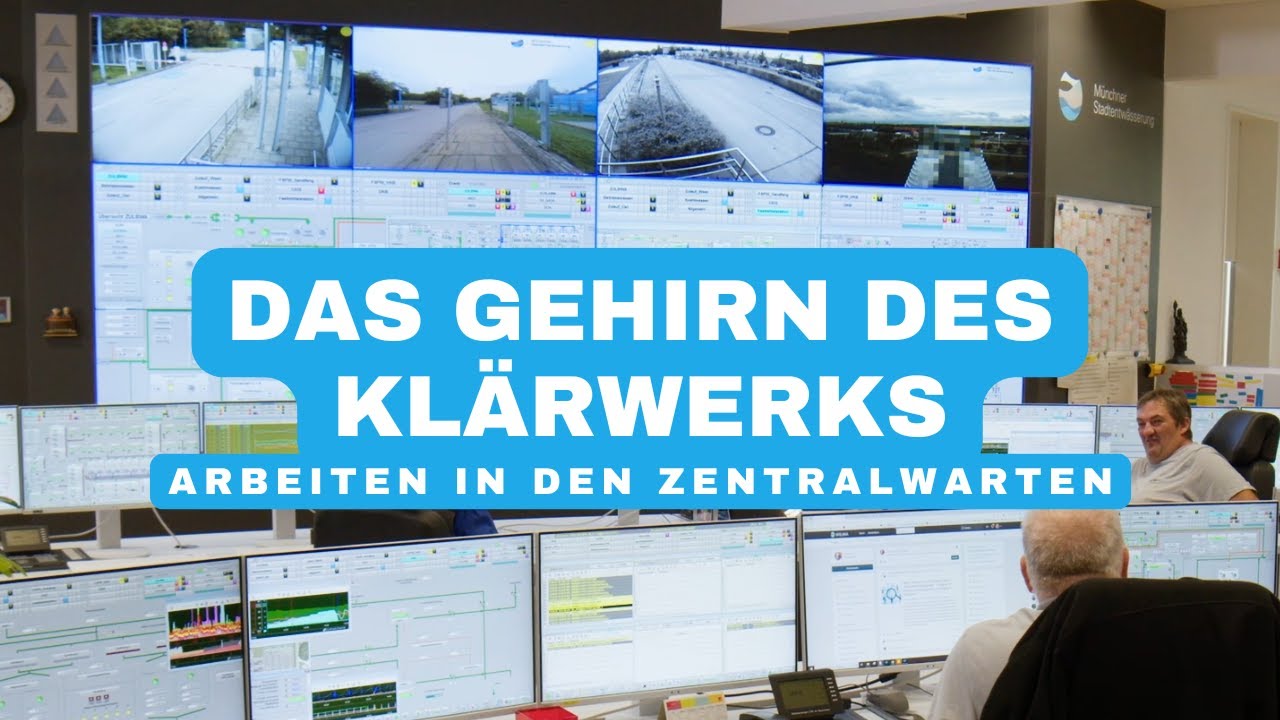 Die Zentralwarte, das Gehirn eines Klärwerks / Münchner Stadtentwässerung (MSE)
