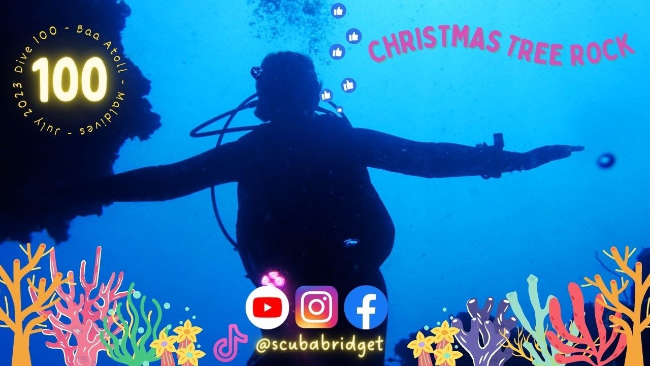 MALDIVES | BAA ATOLL | CHRISTMAS TREE ROCK | CELEBRATING 100 DIVES | SCUBA DIVING