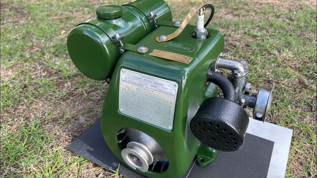 70 Year Old Engine Full Rebuild And First Start - Villiers MK10