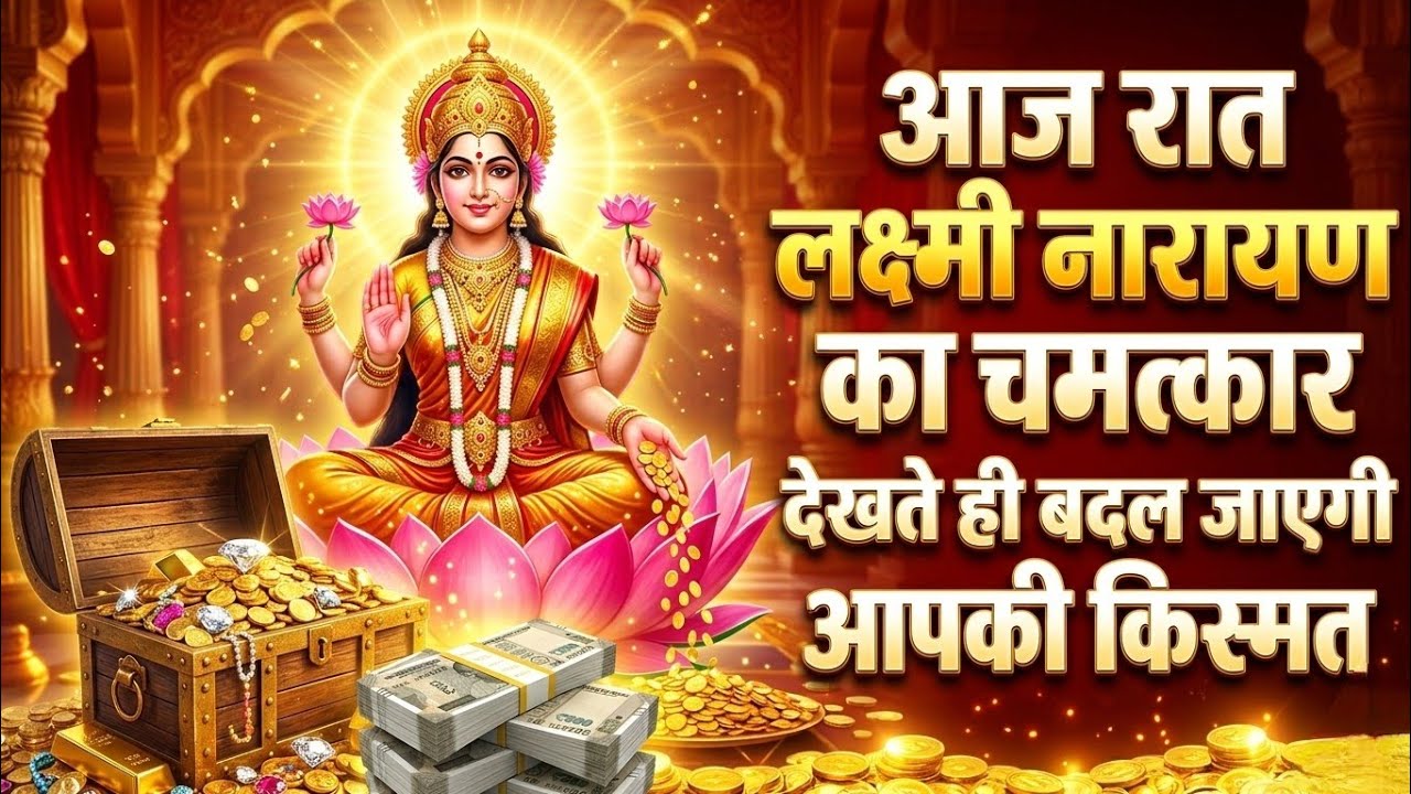 आज रात लक्ष्मी–नारायण का चमत्कार”देखते ही बदल जाएगी@maalakshmimiracle #maa #motivation