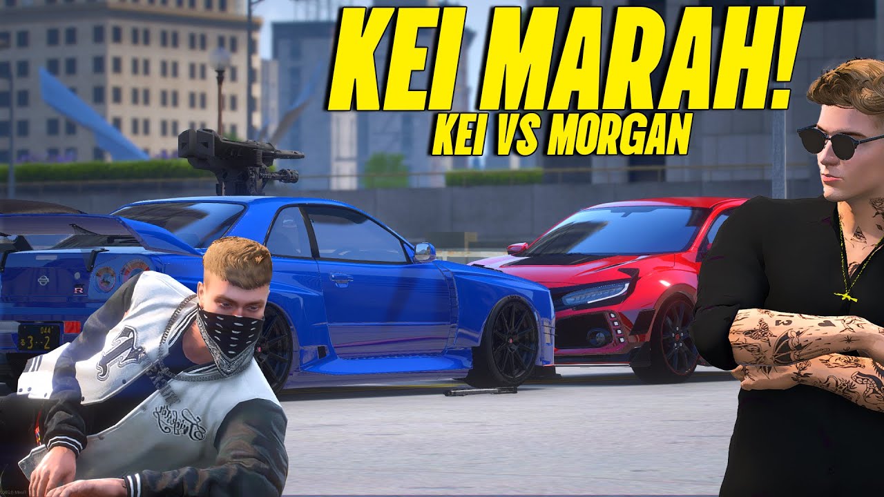 HANCURIN GUNDAM KEI! KEI MARAH BANGET! - GTA 5 ROLEPLAY