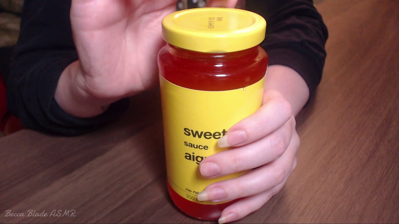 ASMR Slow Intense Tapping on Random Food Containers