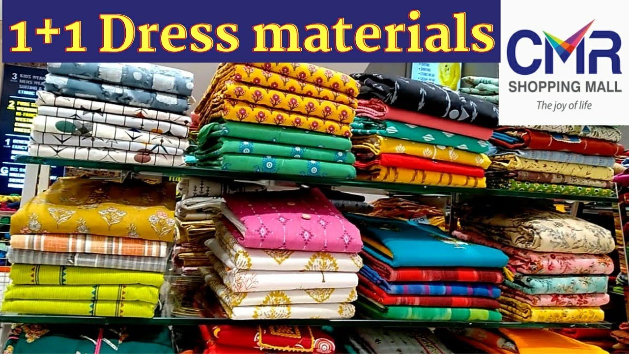 CMR Shopping Mall 1+1 Dress materials&Kurtis/cotton dress materials