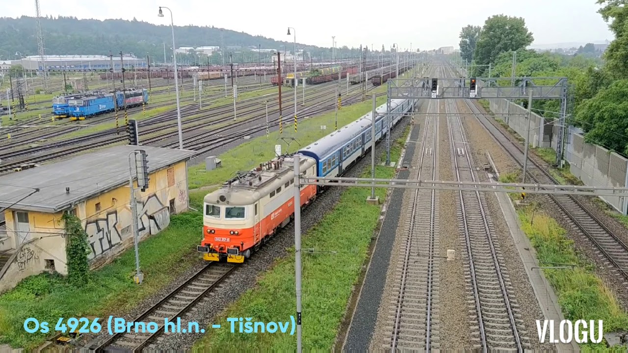 Vlaky Brno-Maloměřice 18.6.2020