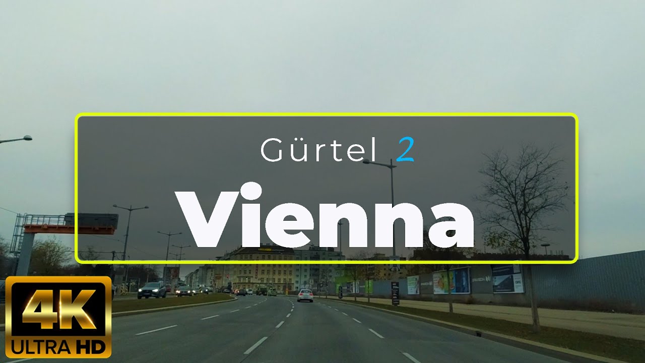 Austria Vienna | Driving in Vienna Gürtel | November 2021 | 4K UHD
