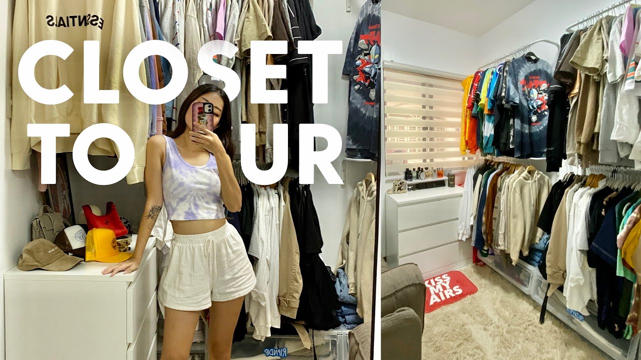 OUR DIY WALK-IN CLOSET + TOUR! *budget friendly*  | Rhea Bue