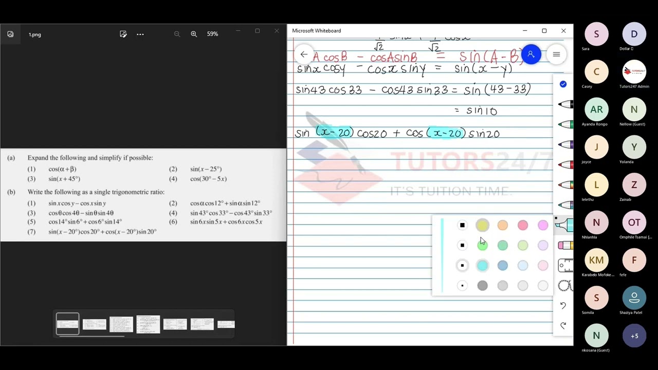 Grade 12 | Simplifying Trigonometric Expressions | Class Recording | 01 April 2023