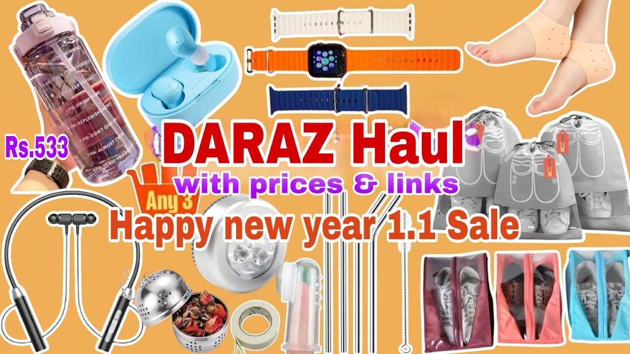 Daraz Happy New year sale shopping Haul |@BanoTahirAli @Banoislam