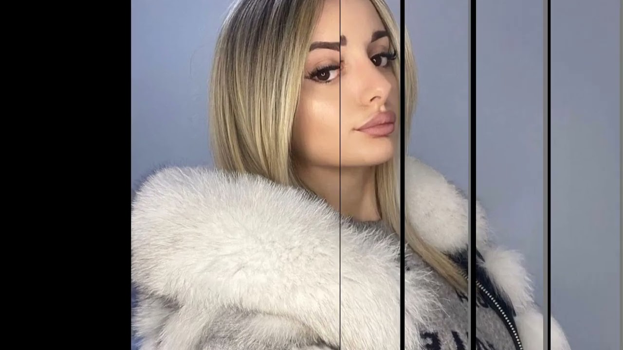 Selfie with Soft Thick Fur Coats pics