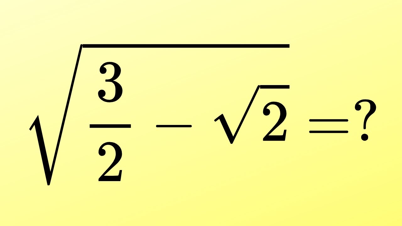 Denesting A Radical #algebra