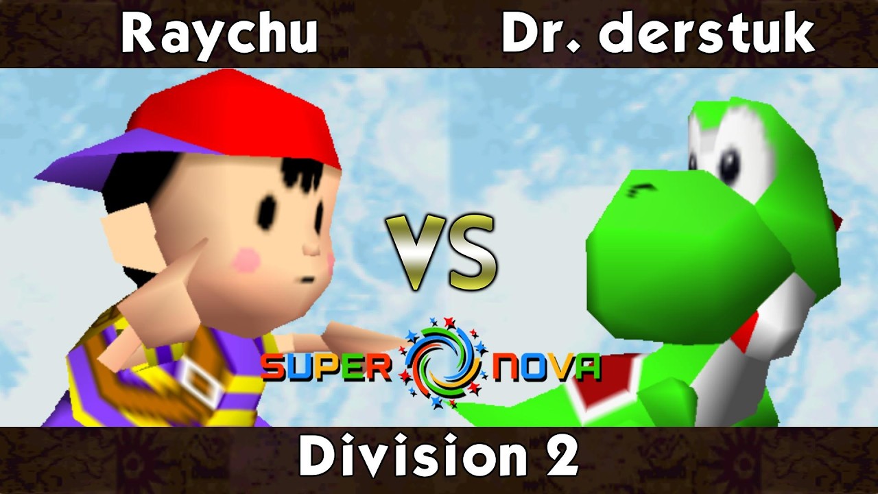 Supernova 2024 - Raychu (Ness) Vs. derstuk (Yoshi) Smash Bros - SSB64