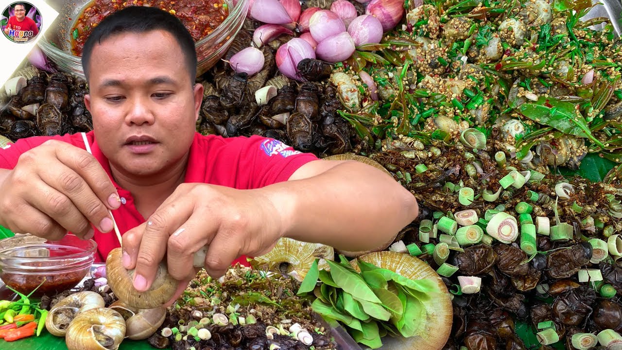 เมนูเด็ดรวมอาหารป่าตามฤดูกาล แมงจินูน จักจั่น หอยเลื่อย แม่เป้งมดแดง แซ่บระดับภัตตาคาร