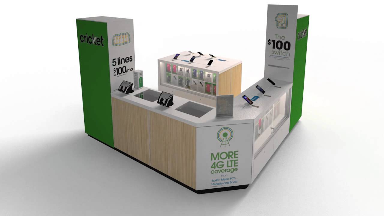 TPW Malls - Cricket Wireless Kiosk Design