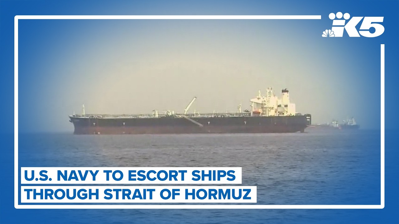 U.S. Navy to begin escorting ships through Strait of Hormuz