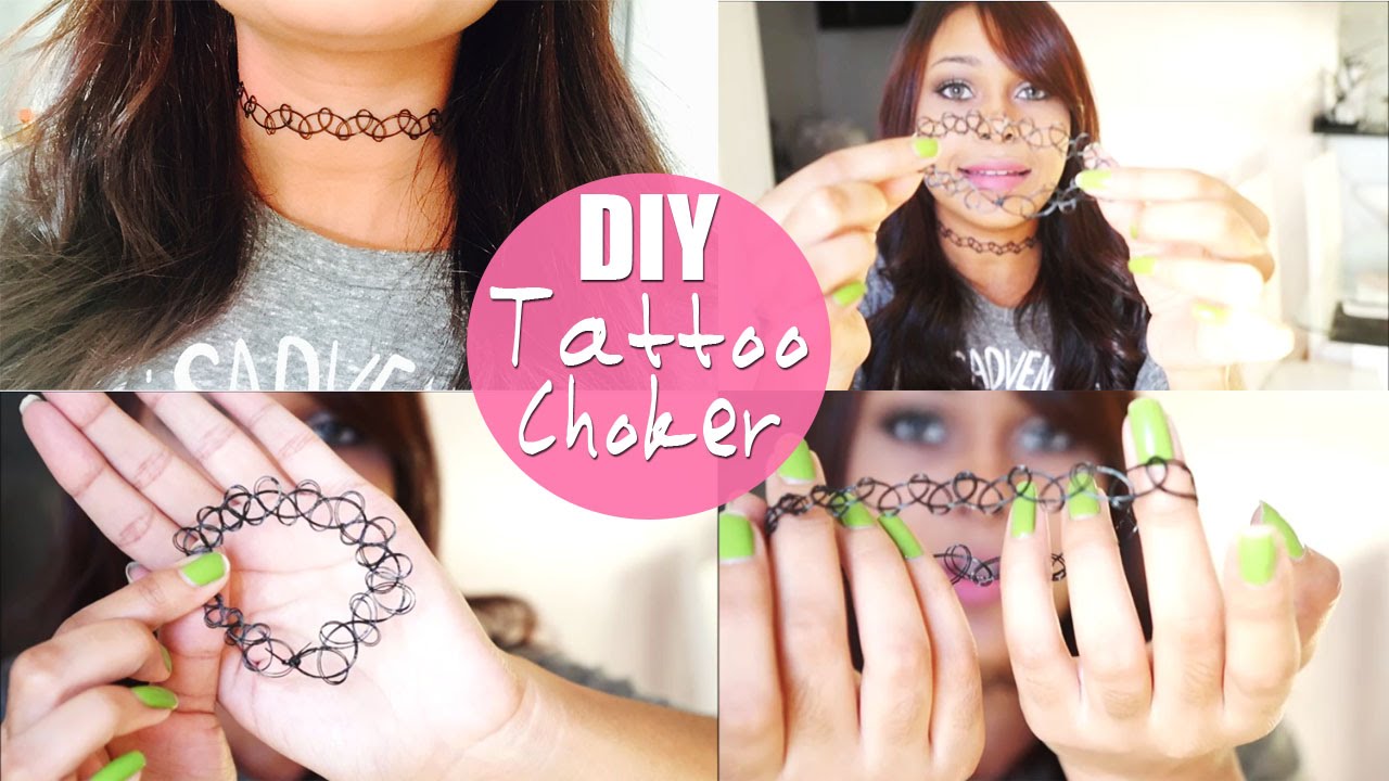 DIY: COMO FAZER TATTOO CHOKER