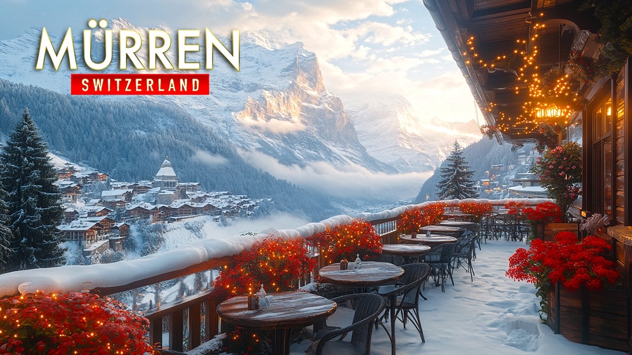 Is This the Most Beautiful Winter Village? ❄️ M&uuml;rren, Switzerland