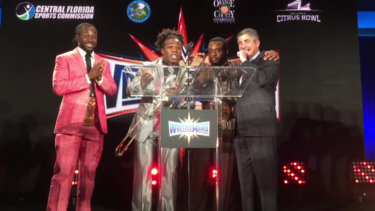 The New Day end the WrestleMania press event as only they can