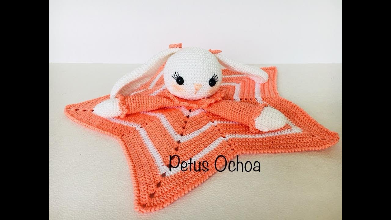 Teje manta de apego para bebe amigurumis by Petus (English subtitles)