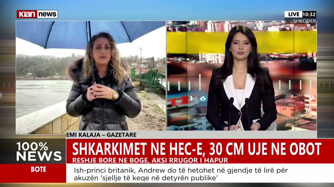 Shkarkimet në HEC-e, 30 cm ujë në rrugën e Obotit në Shkodër