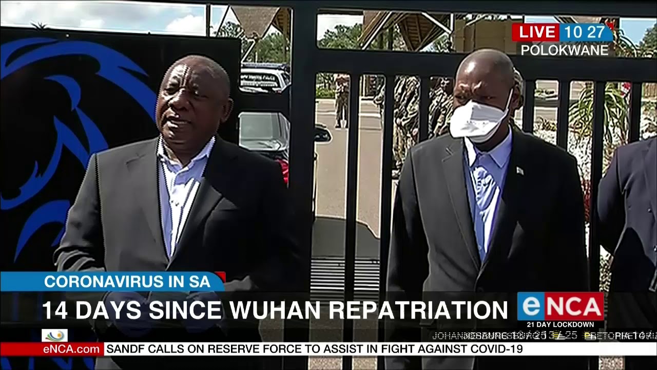 Quarantine | Ramaphosa arrives at Ranch Resort in Limpopo