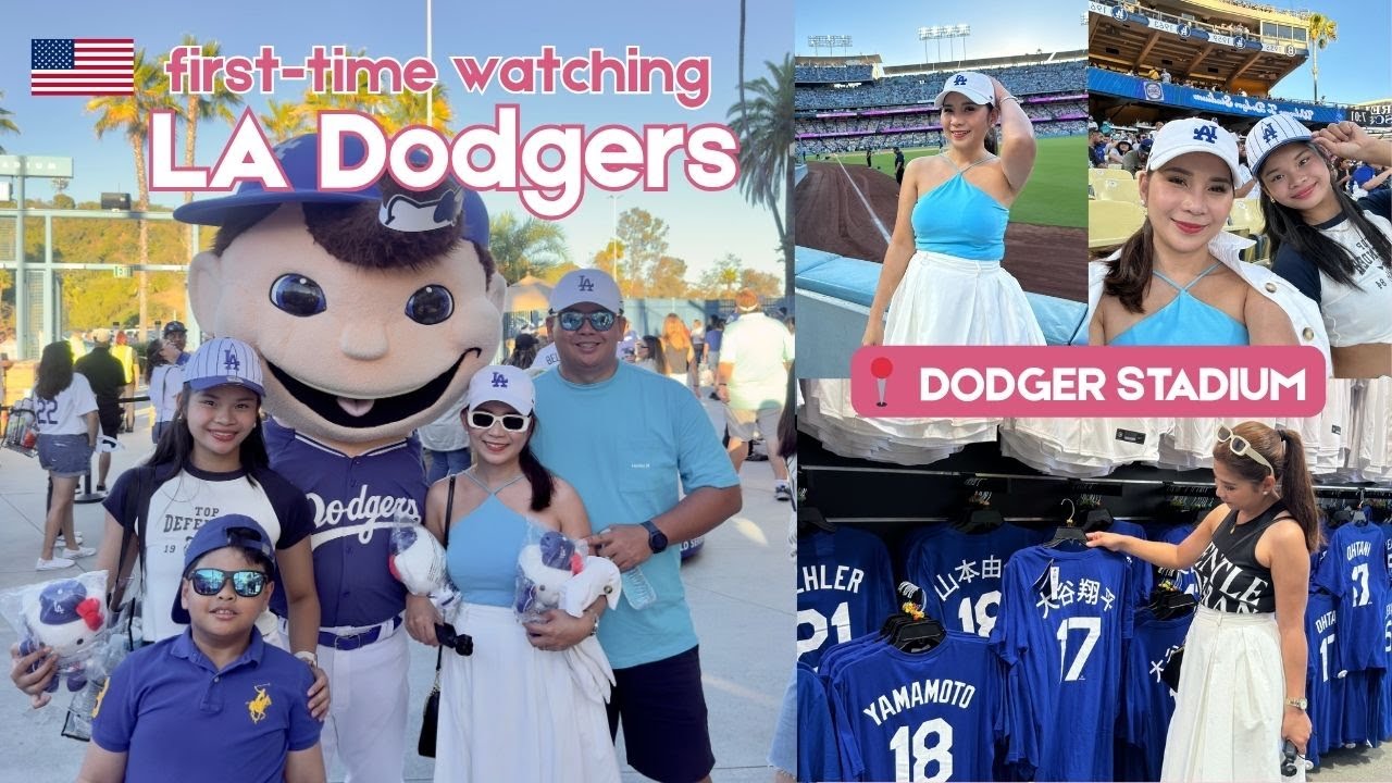 US Travel Vlog: Watching LA Dodger's Baseball Game + Visiting Crypto Arena + Outlet Store Shopping