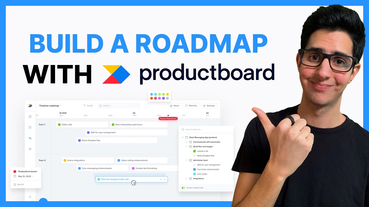 Building a Product Roadmap with Productboard