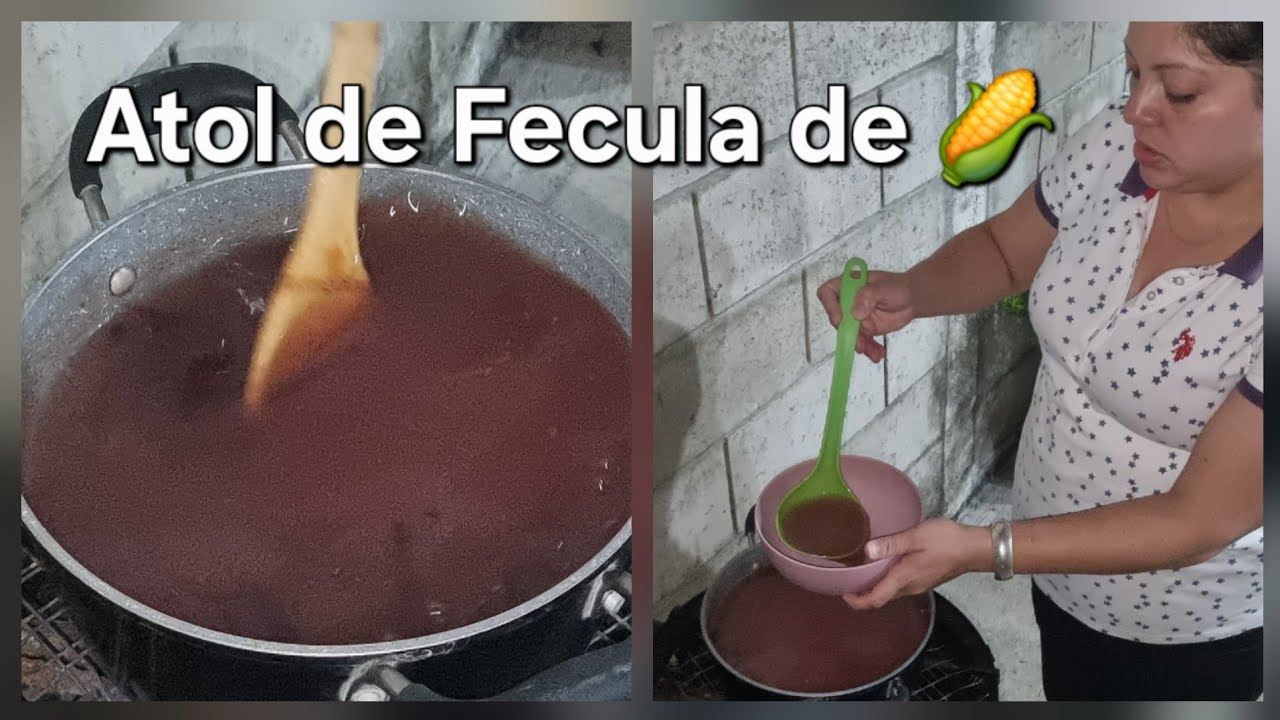 Atol de Fécula de 🌽 Para las Convaleciencia. 😃😋🤗