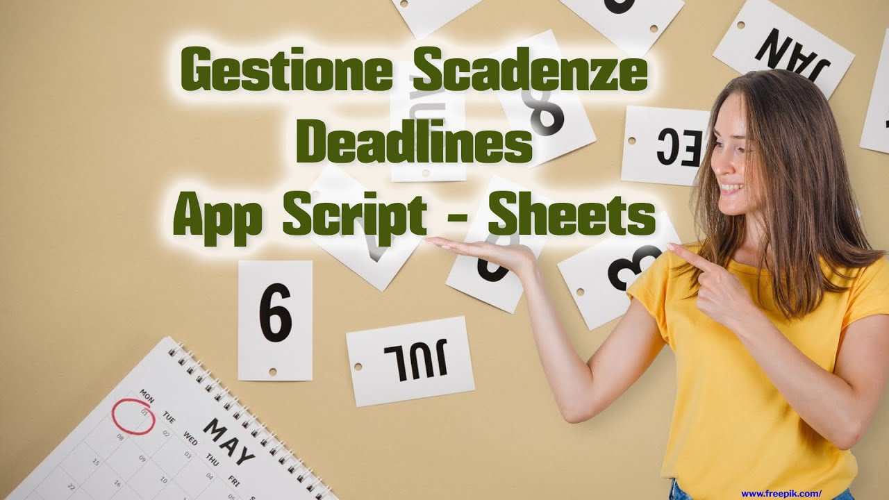 Scadenzario in #appscript #google #sheets #fogli (#deadline)