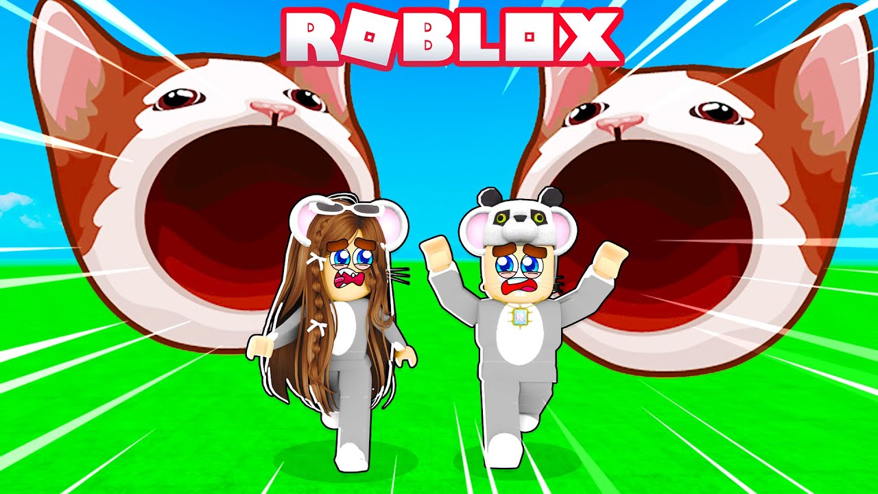 Koca Kediden Kaçtık !! Roblox ESCAPE BLEH CAT!