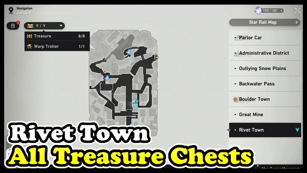 Honkai Star Rail Rivet Town All Treasure Chest Locations (Chests & Warp Trotter)