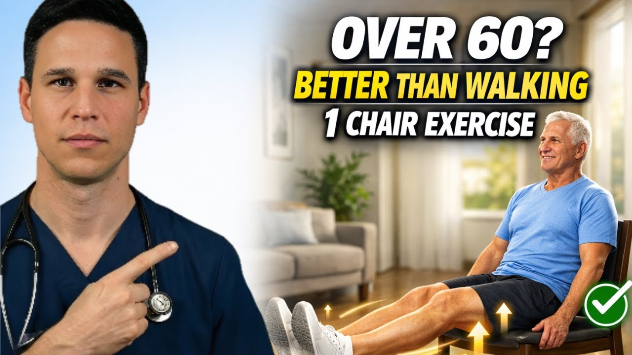 Over 60? THIS 1 Chair Exercise Is BETTER Than WALKING — Surgeon Approved! | Seniors Health Tips