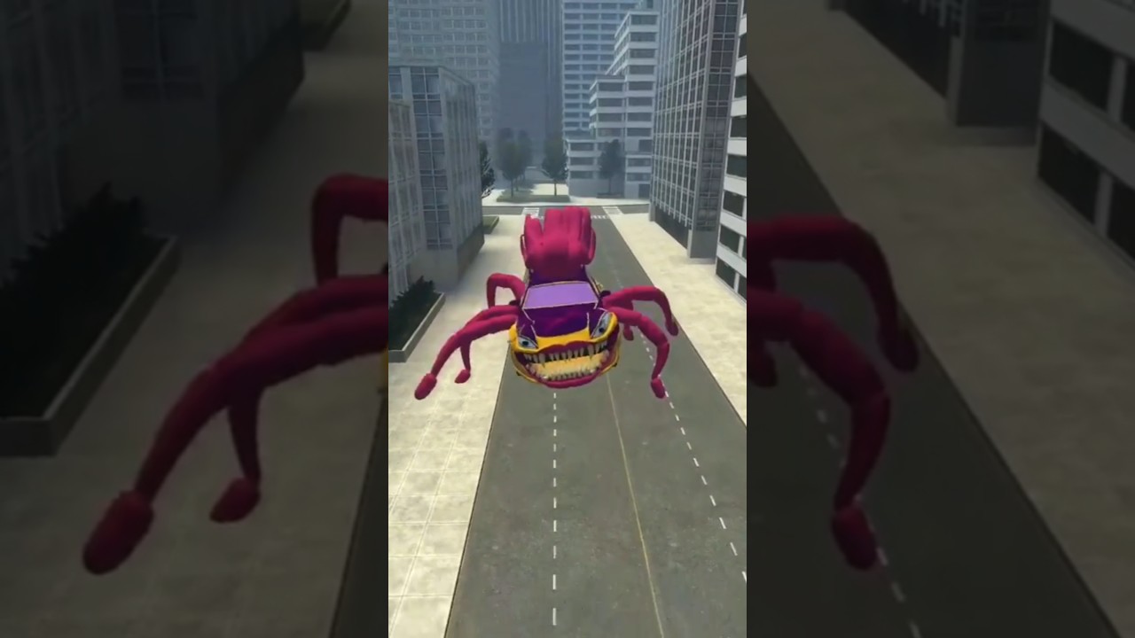 Giant Spider Cars Attack Kids & Cause Complete Disaster in Garry's Mod! 😱🕷️👶 #garrysmod #viral