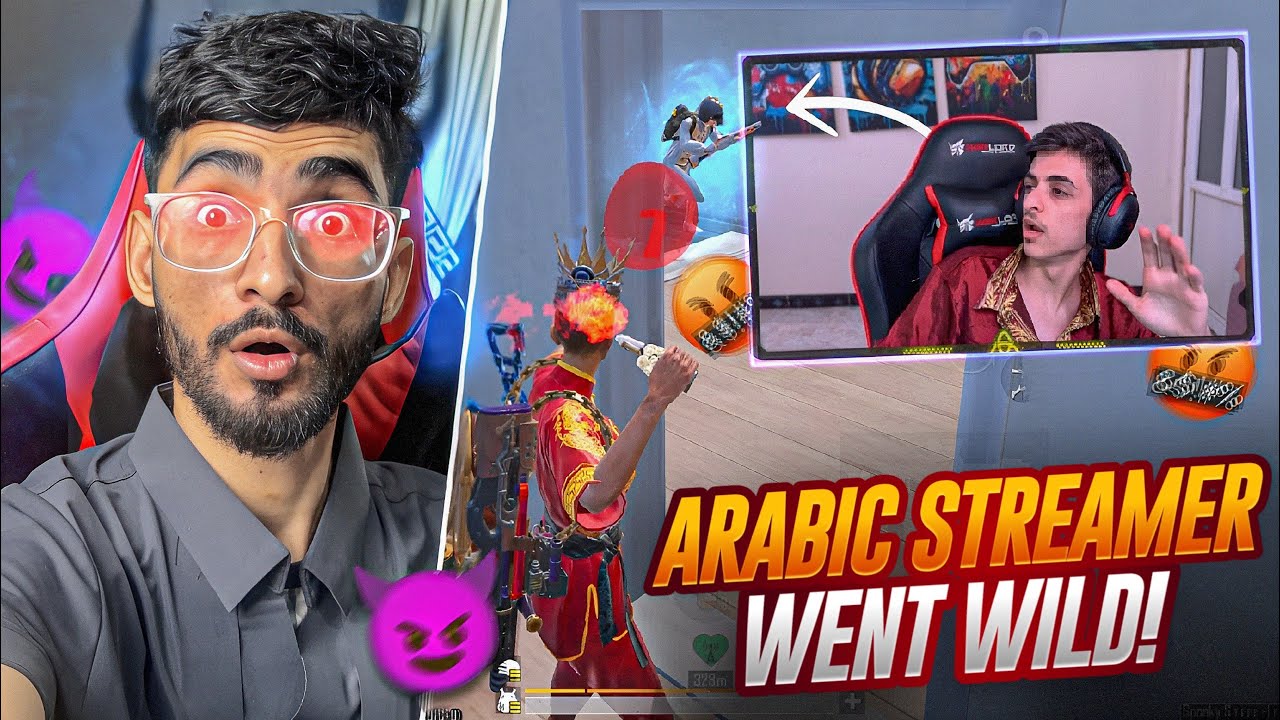 Arbi Streamer Lost Control on Stream🤯 | 1v4 on Streamer | Falinstar Gaming | PUBG MOBILE