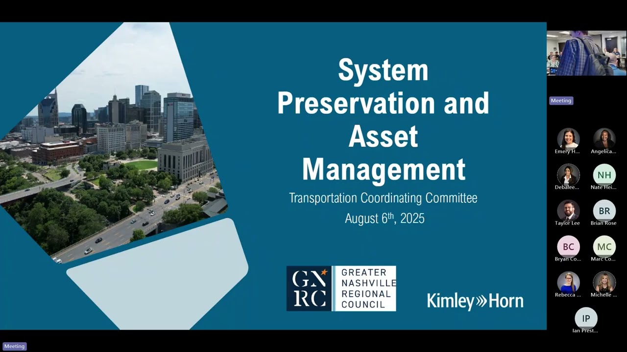 GNRC Transportation Policy Board & Transportation Coordinating Committee Meeting - August 2026