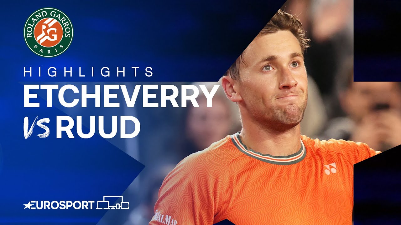 Tomas Martin Etcheverry vs Casper Ruud | Round 3 | French Open 2024 Highlights 🇫🇷