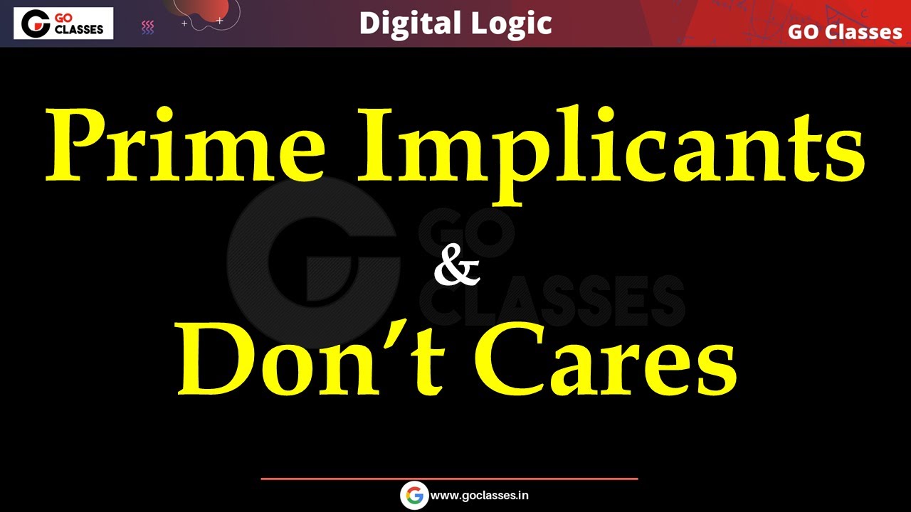 Prime Implicants in case of Don't Cares | K-Map | Digital Logic Design