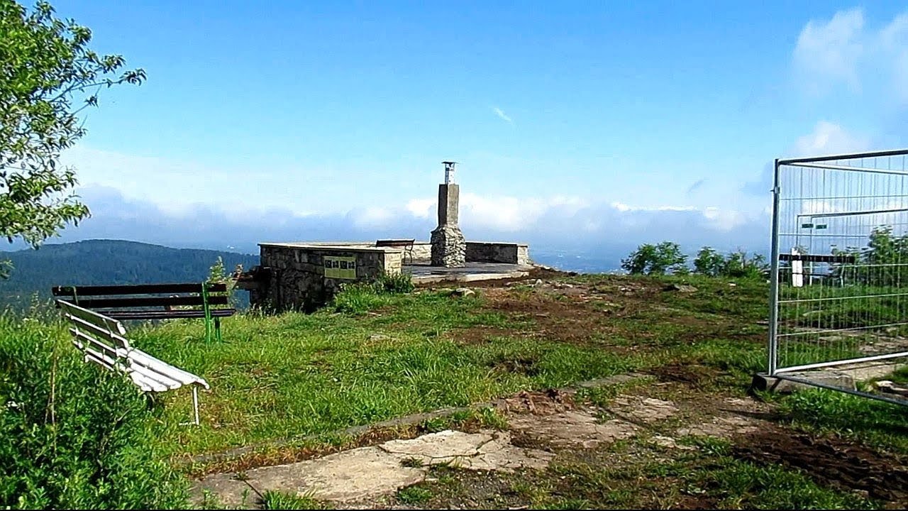 Lausche-Gipfel-Baustelle auf 793m im Juni 2019 / Zittauer Gebirge / Luž / Luzicke hory