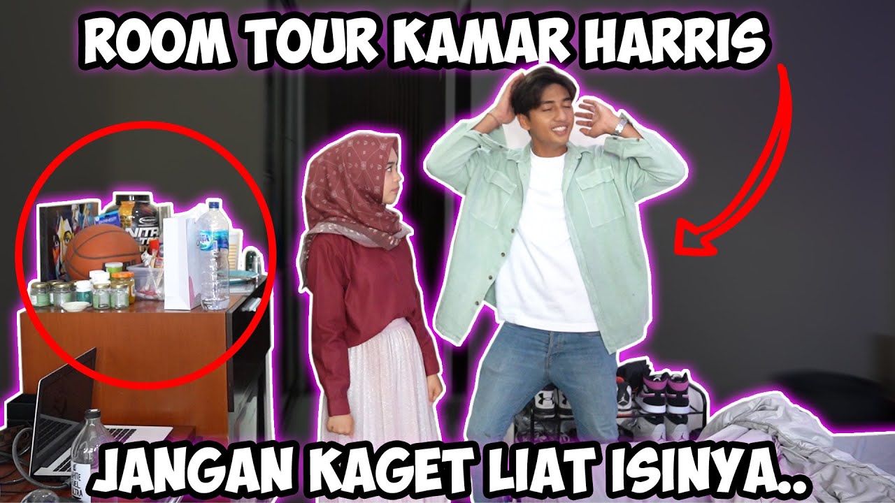ROOM TOUR KAMAR HARRIS. Akhirnya Masuk Kamar Dia.. wkwk II @HaHaEntertaiment