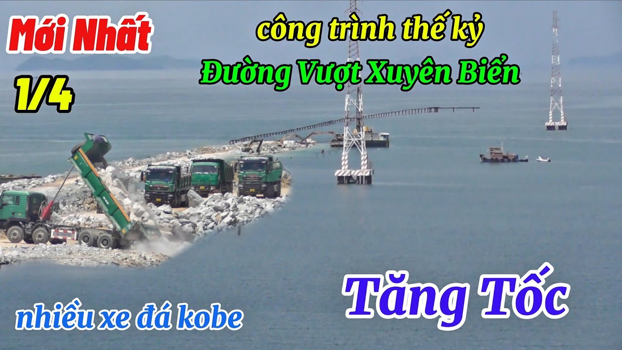 Mới nhất Đường Vượt Xuy&ecirc;n Biển H&agrave; Ti&ecirc;n nhiều xe đ&aacute; v&agrave; kobe tăng tốc đẩy nhanh tuyến độ về đ&iacute;ch