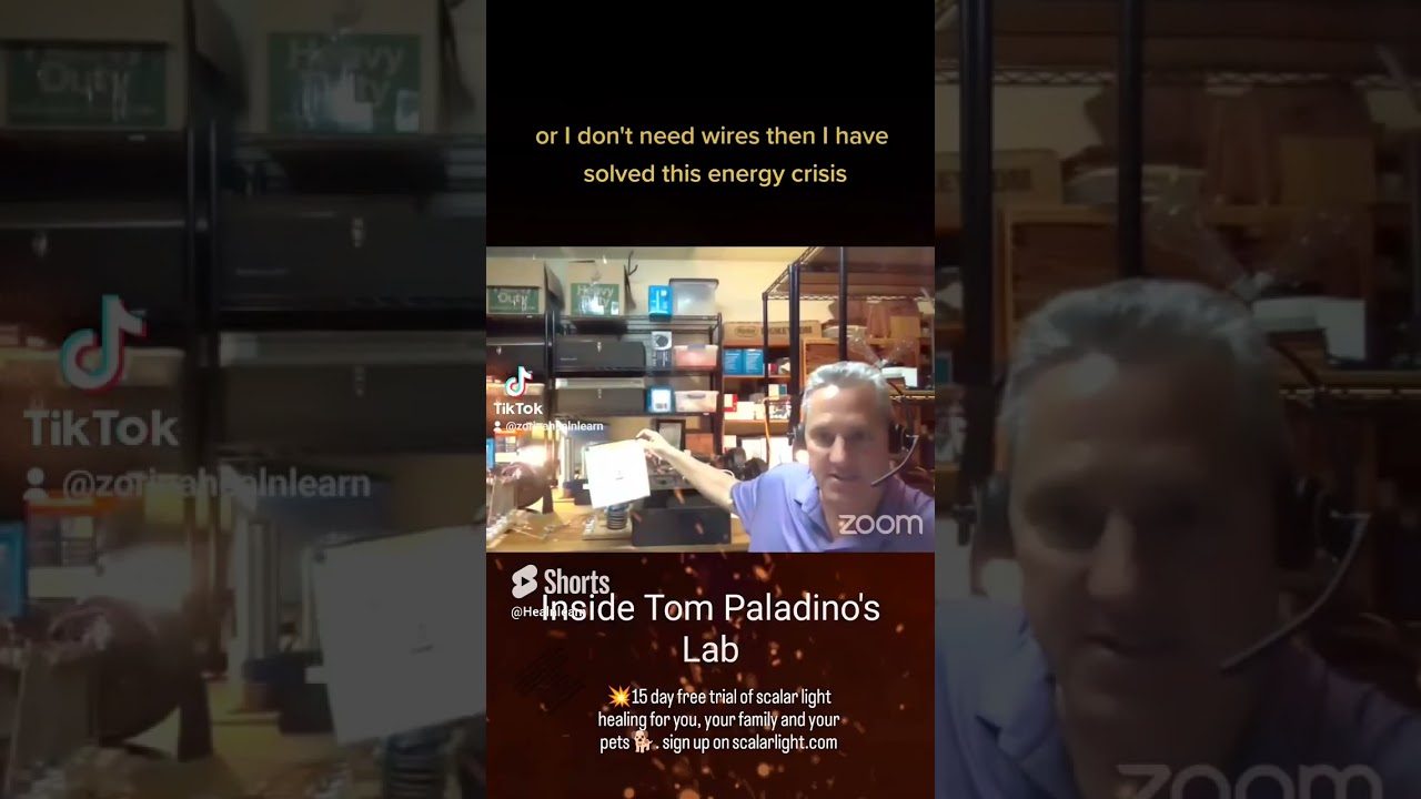 Light Bulbs Light Wirelessly with Tom Paladino's Scalar Instruments