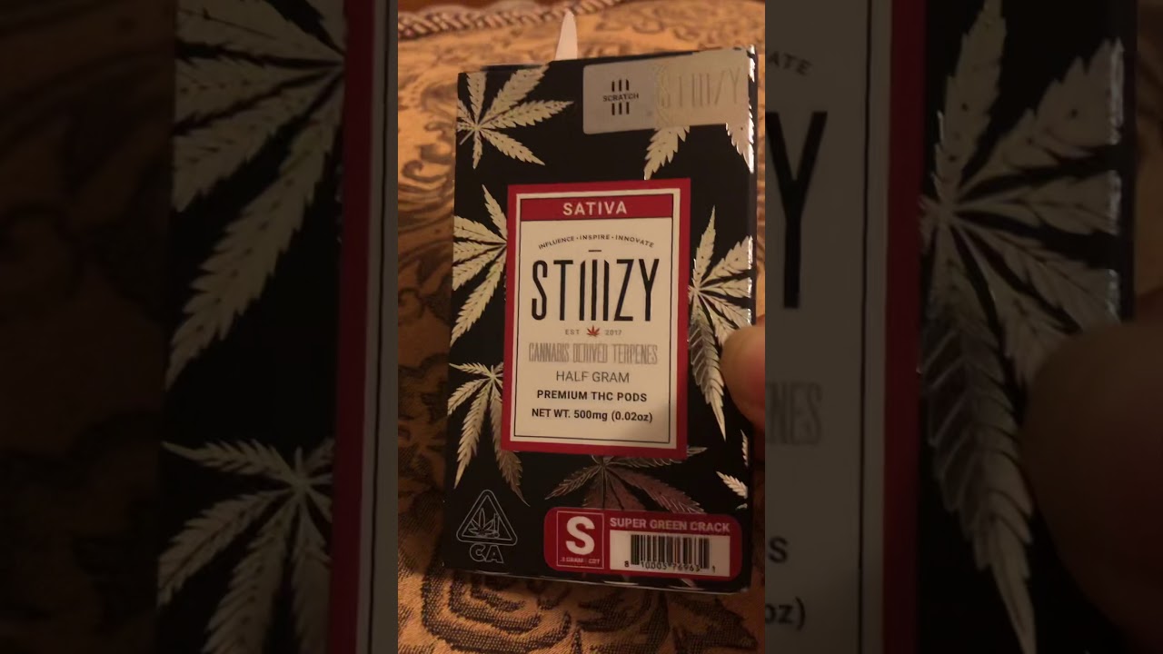 Super green crack stiiizy pod review