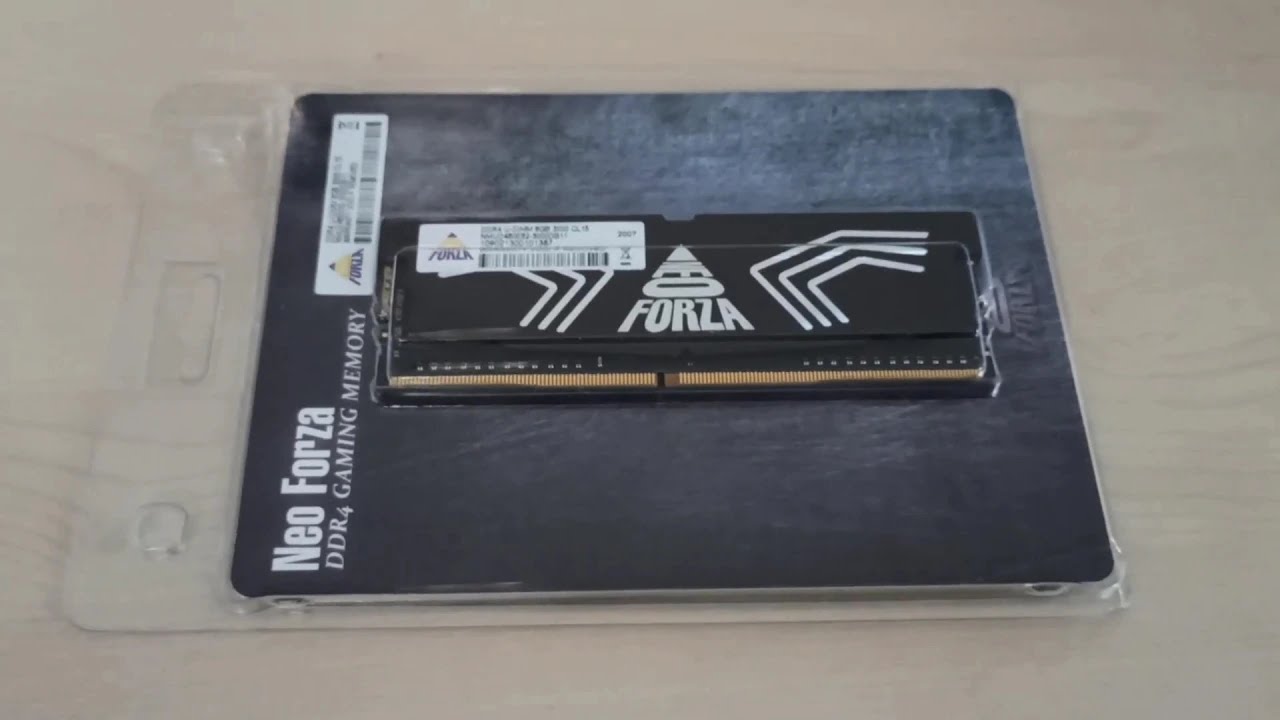 Neo Forza 8GB 3000MHz CL15 1.35V DDR4 Gaming Ram Kutu A&ccedil;ılımı