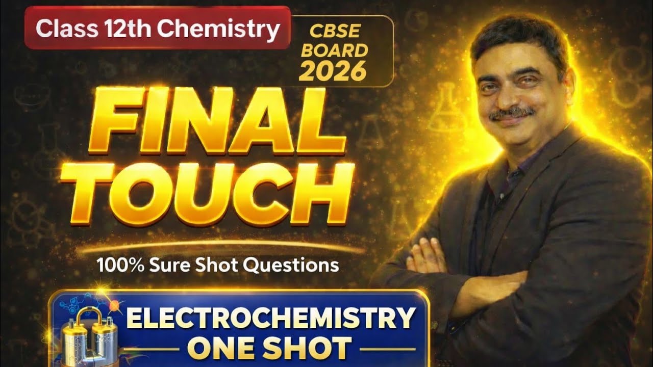 Chemistry 2026 🔥 |electrochemistry| 100% Sure Shot |